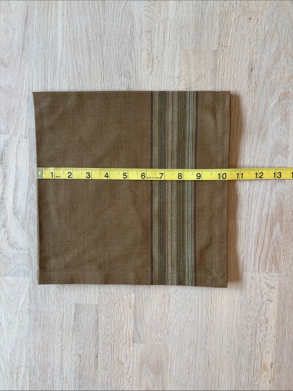 NIP Napkins Crate & Barrel - Set of 6 | Pattern: Kaleidoscope | Khaki